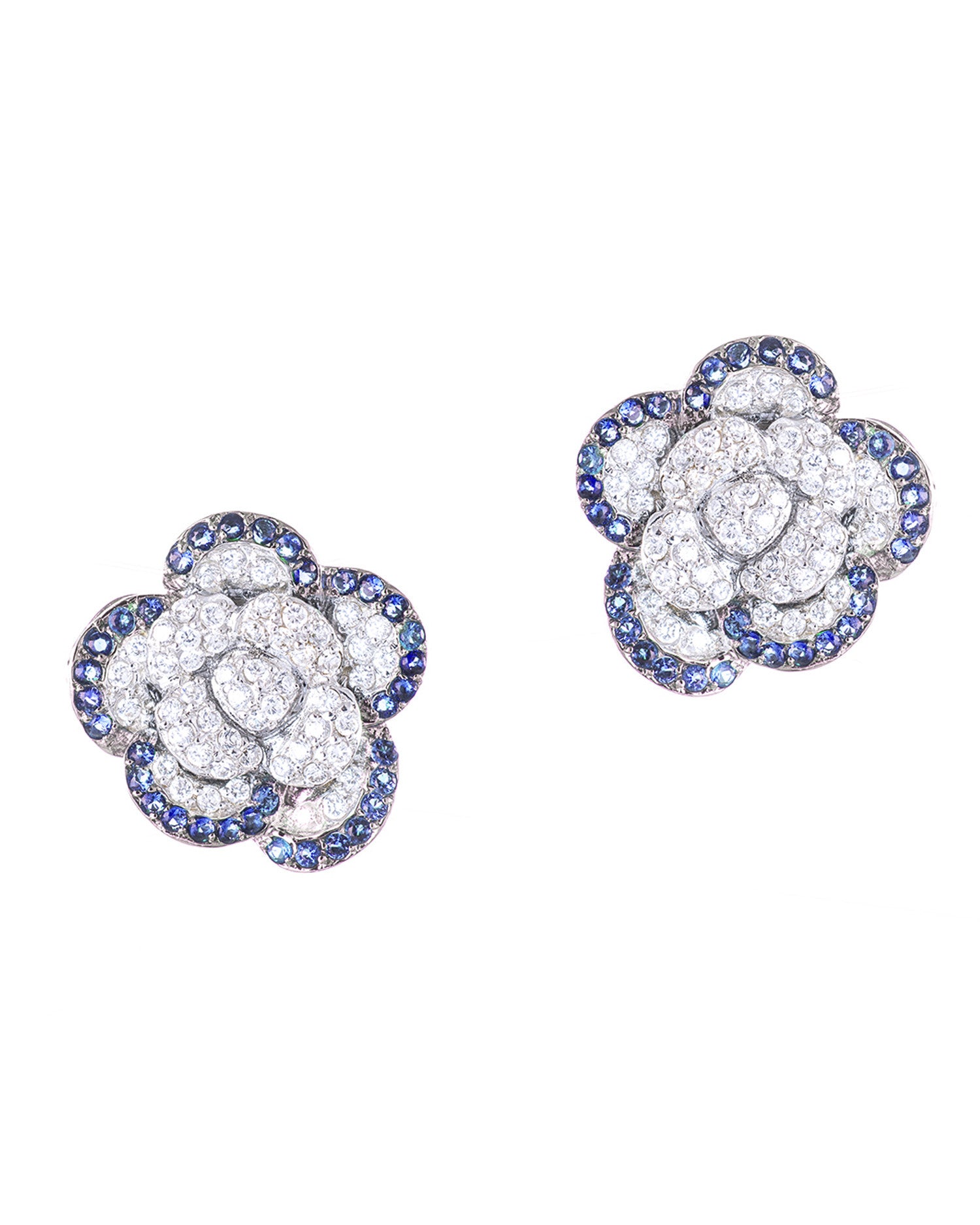 Floral Clip Earrings