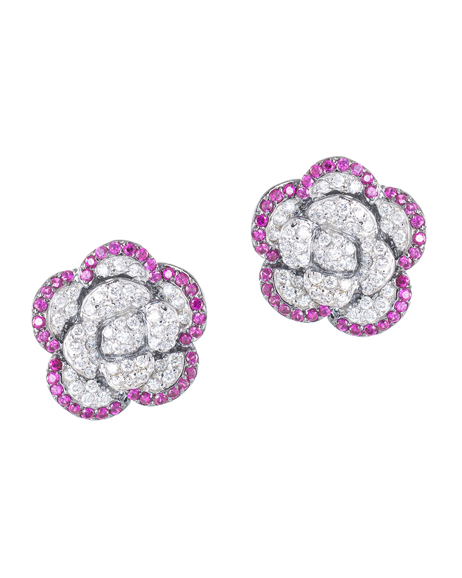 Floral Clip Earrings