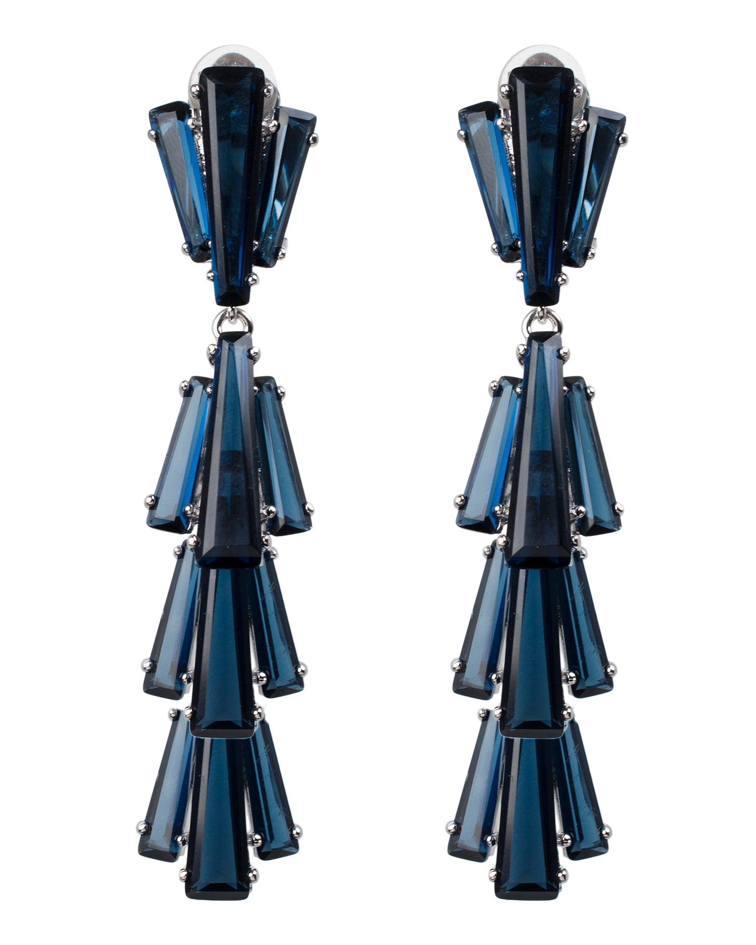 Waterfall Baguette Earrings