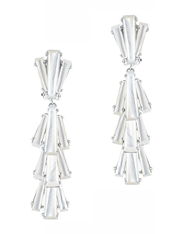 Waterfall Baguette Earrings