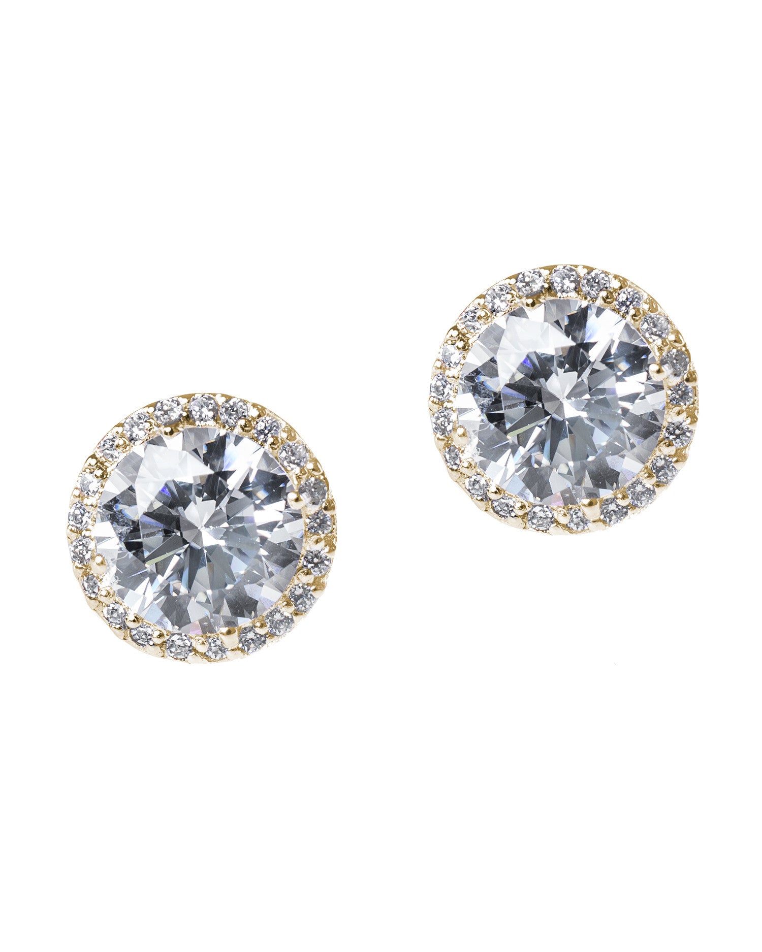 Petite Halo Stud Earrings