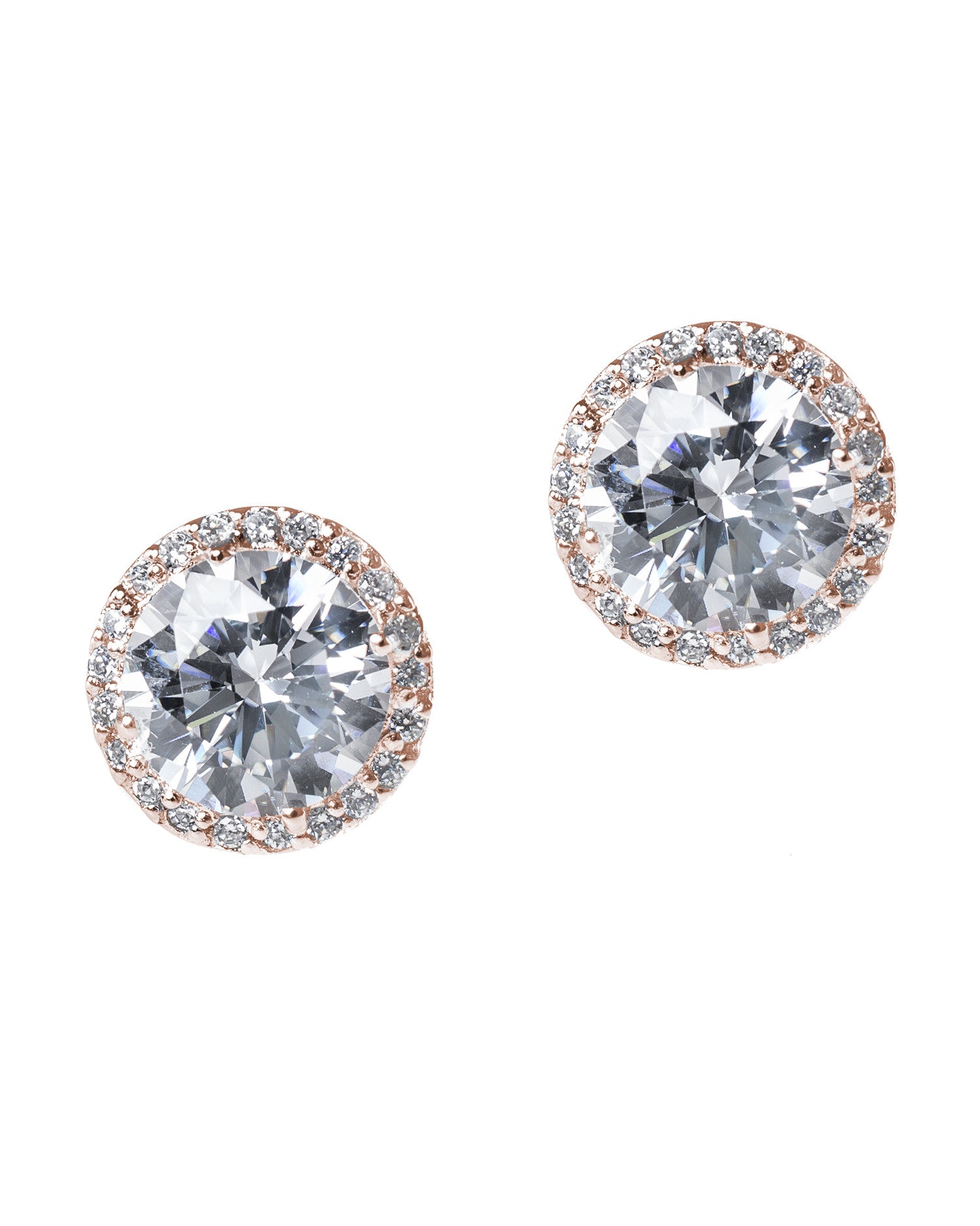 Petite Halo Stud Earrings