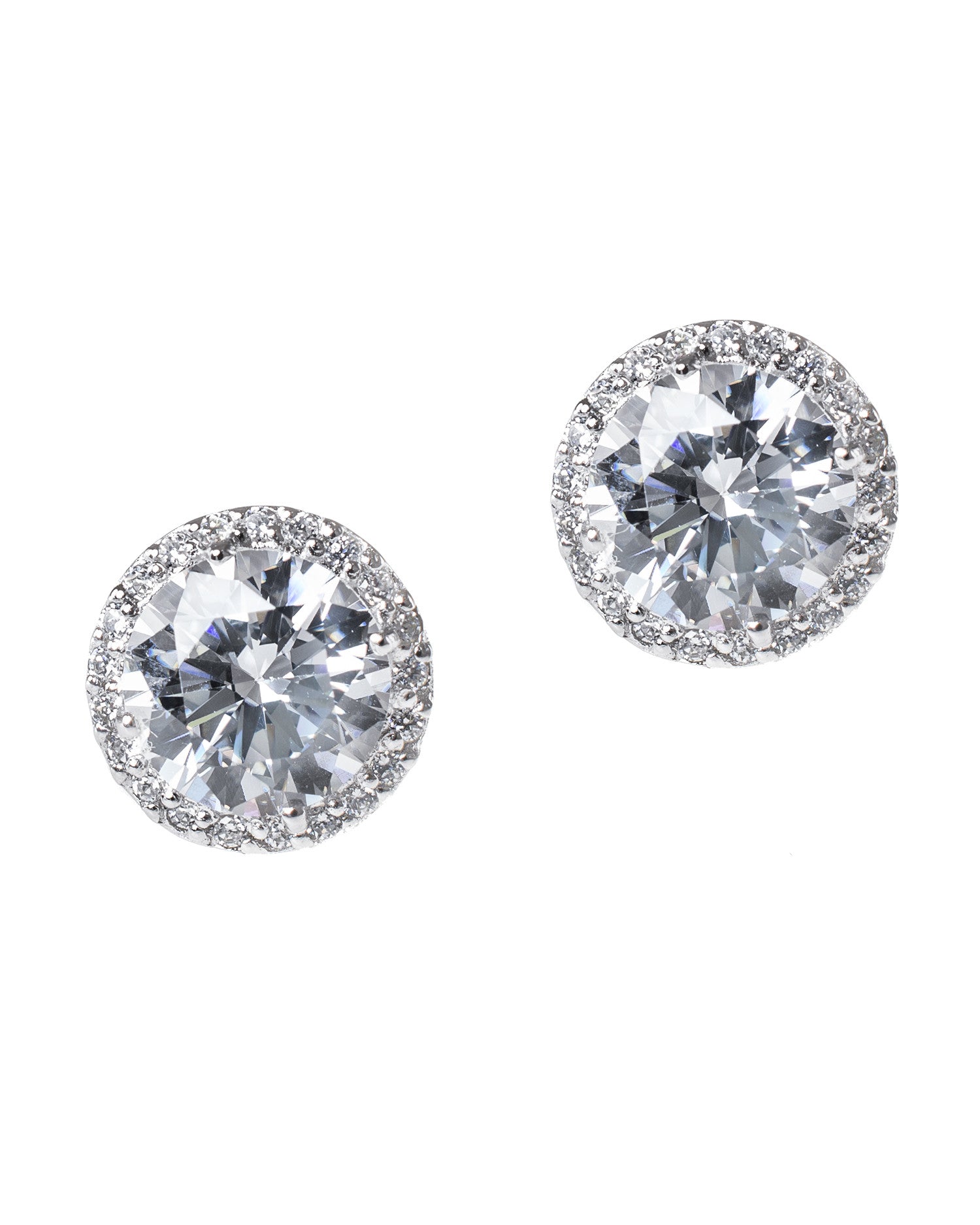 Petite Halo Stud Earrings