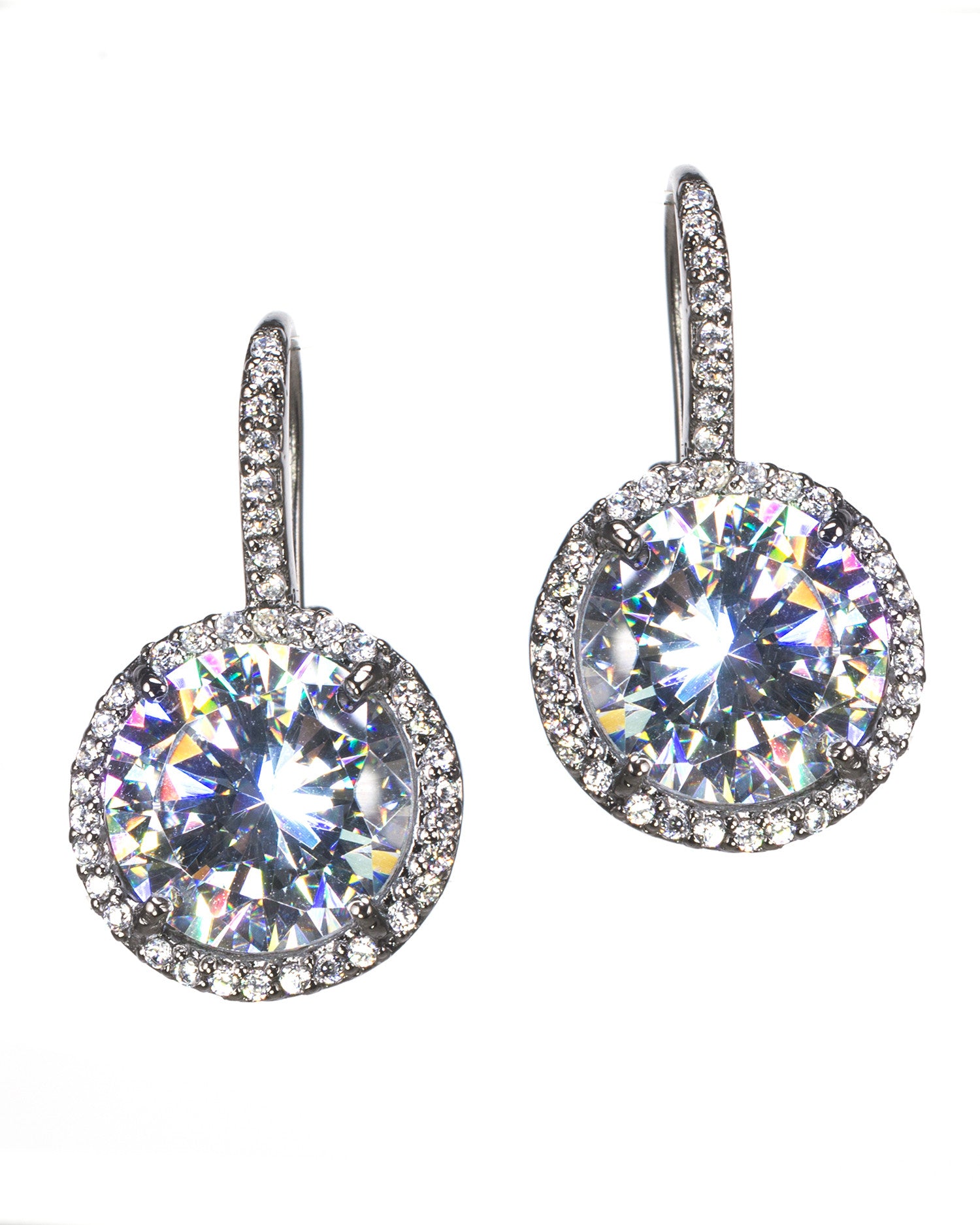 Halo Drop Earrings