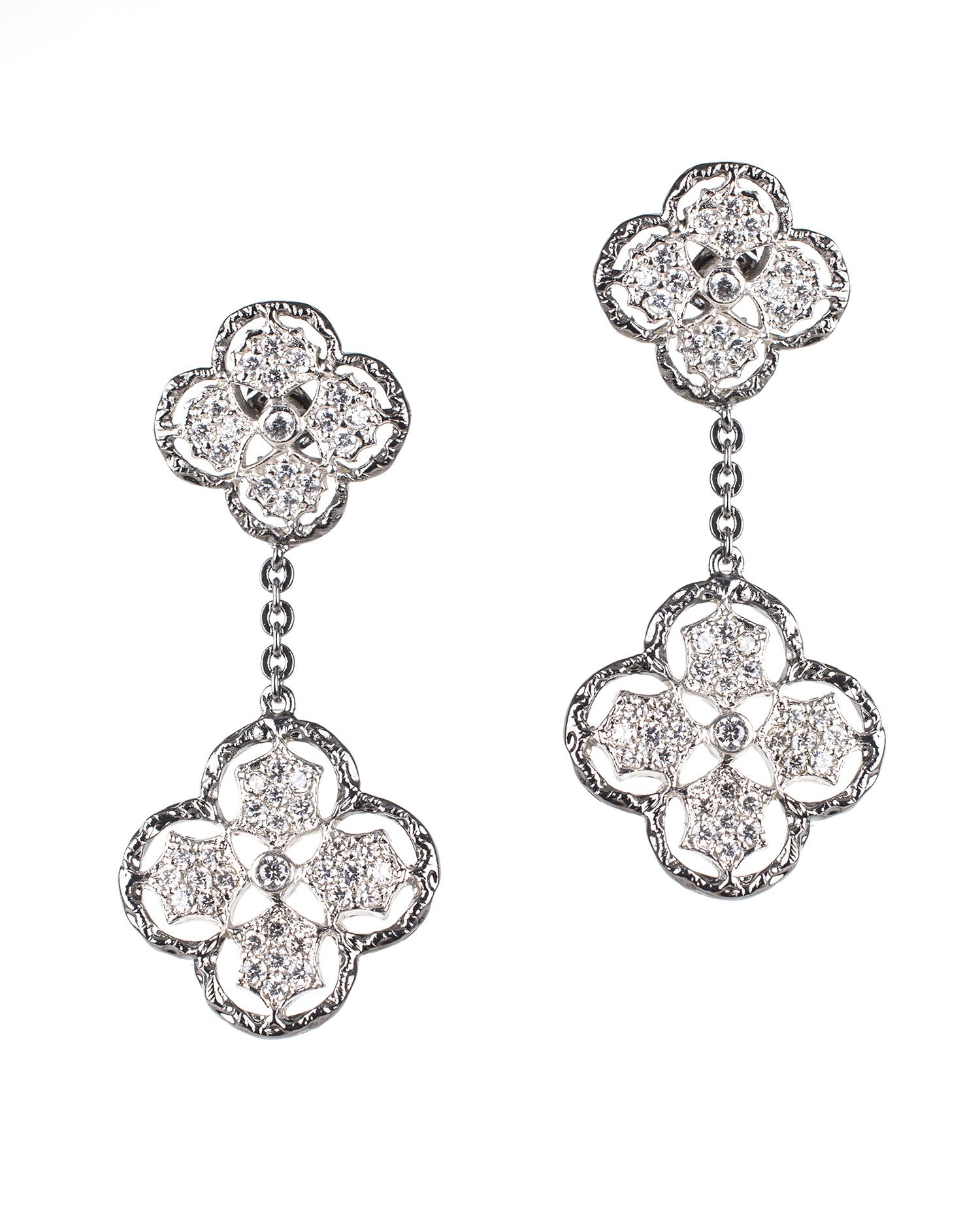 Classic Clover Drop Earrings