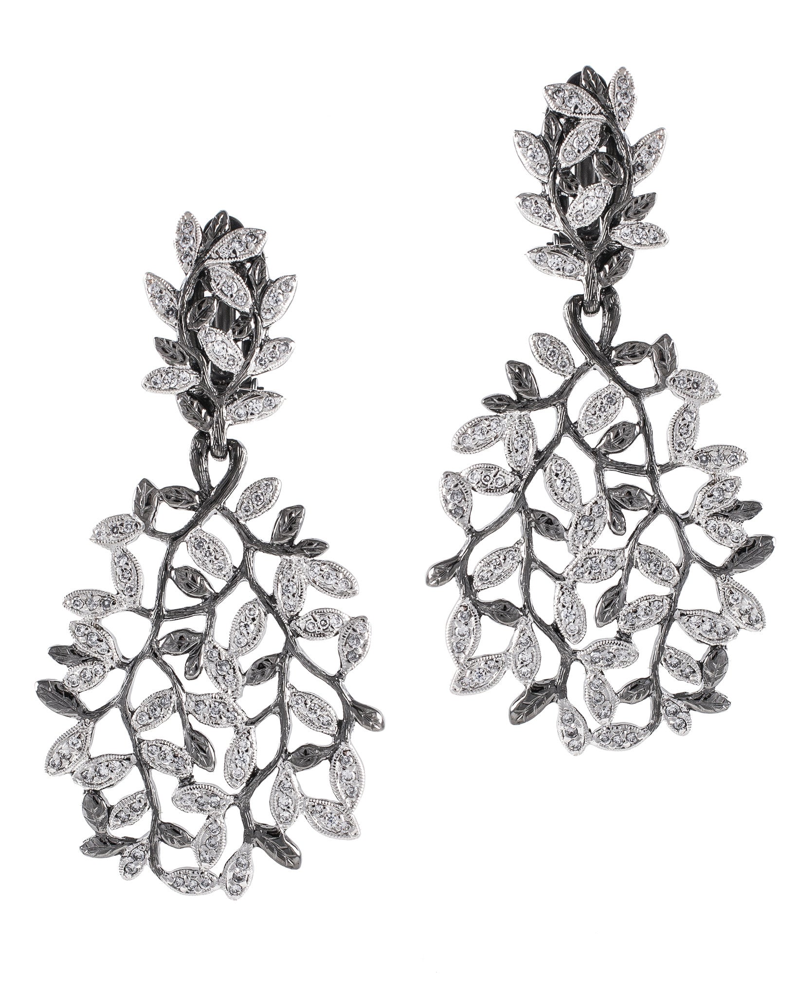 Grecian Pave Earrings