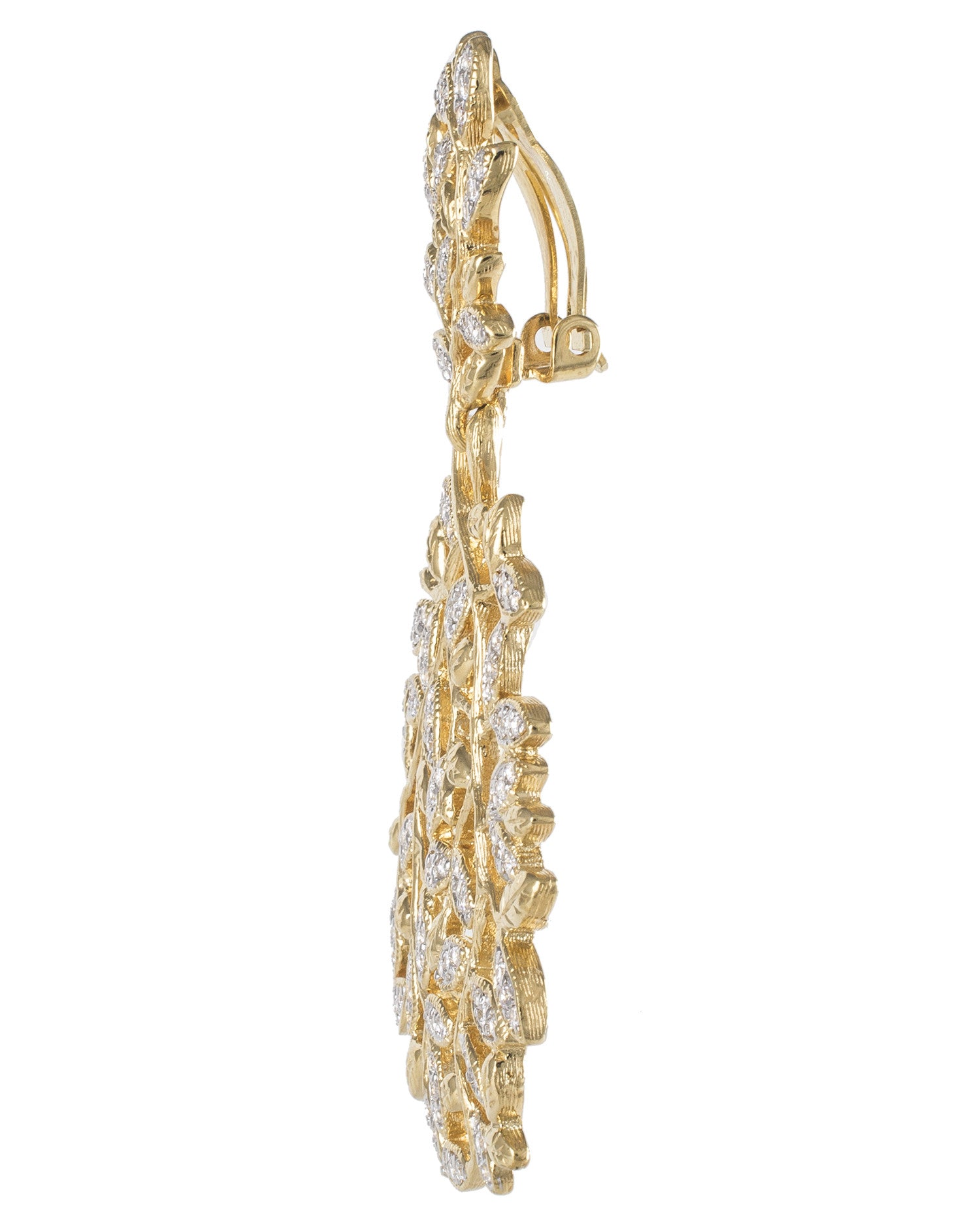 Grecian Pave Earrings