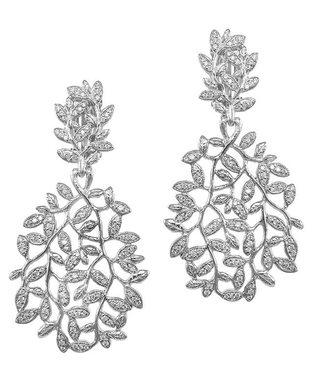 Grecian Pave Earrings