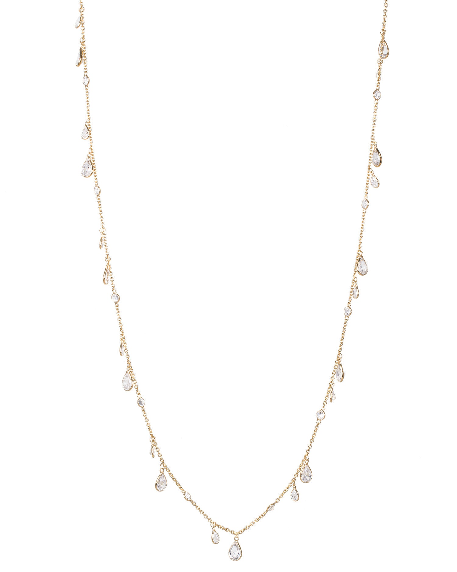 Elongated Flapper Necklace