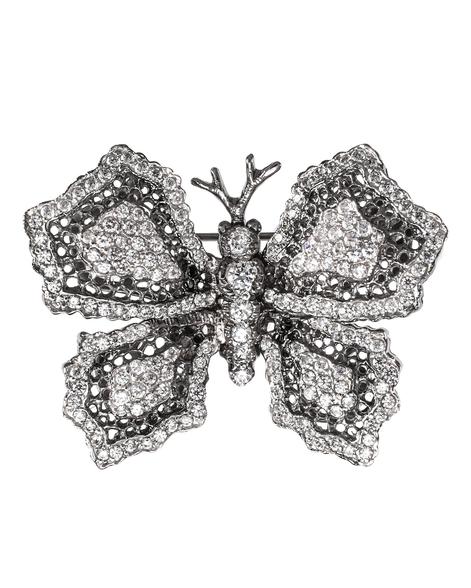 Lace Butterfly Brooch
