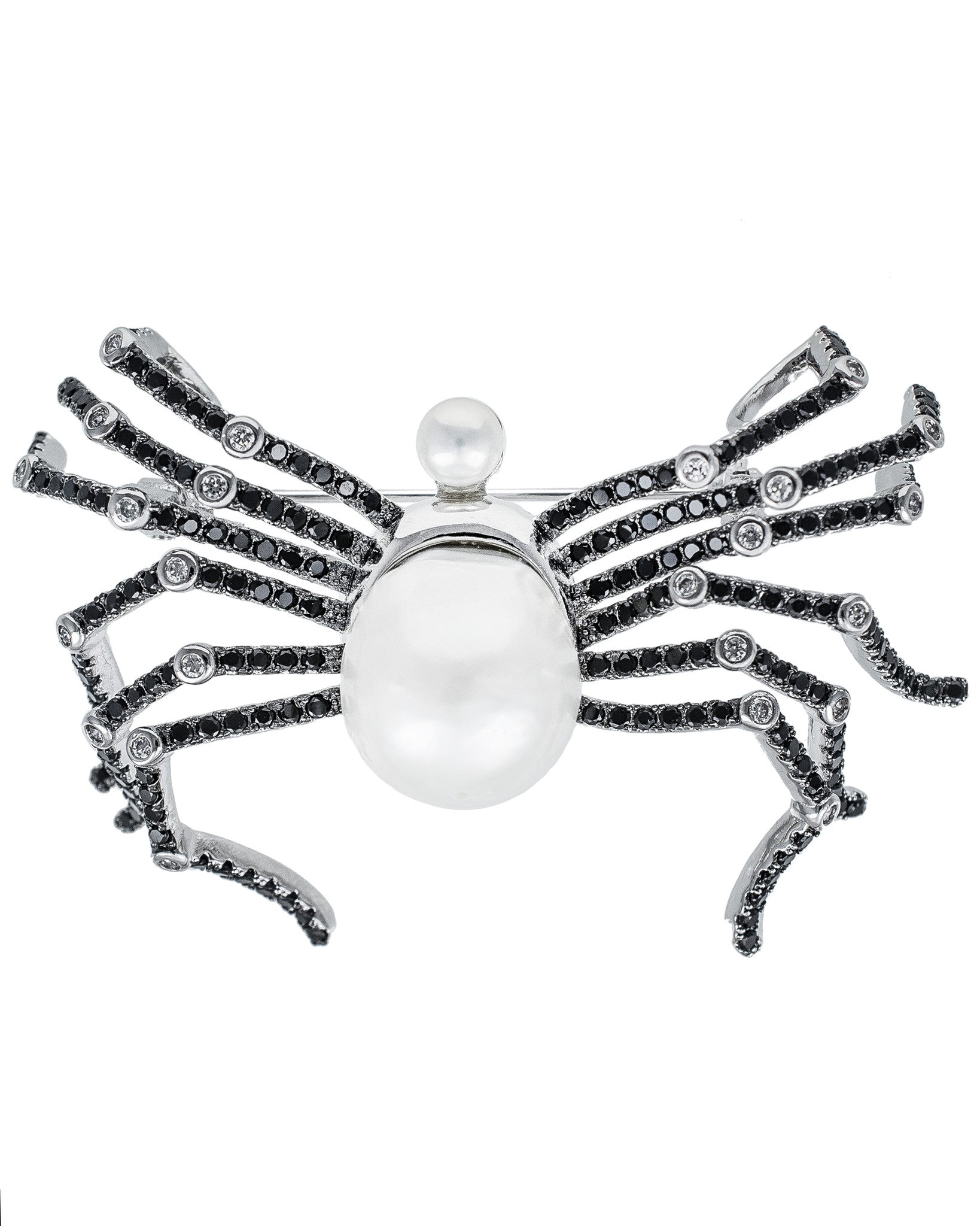 Pave Spider Brooch