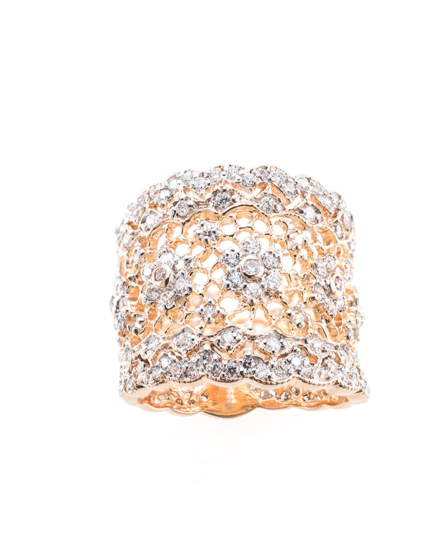 Rose Gold Filigree Ring