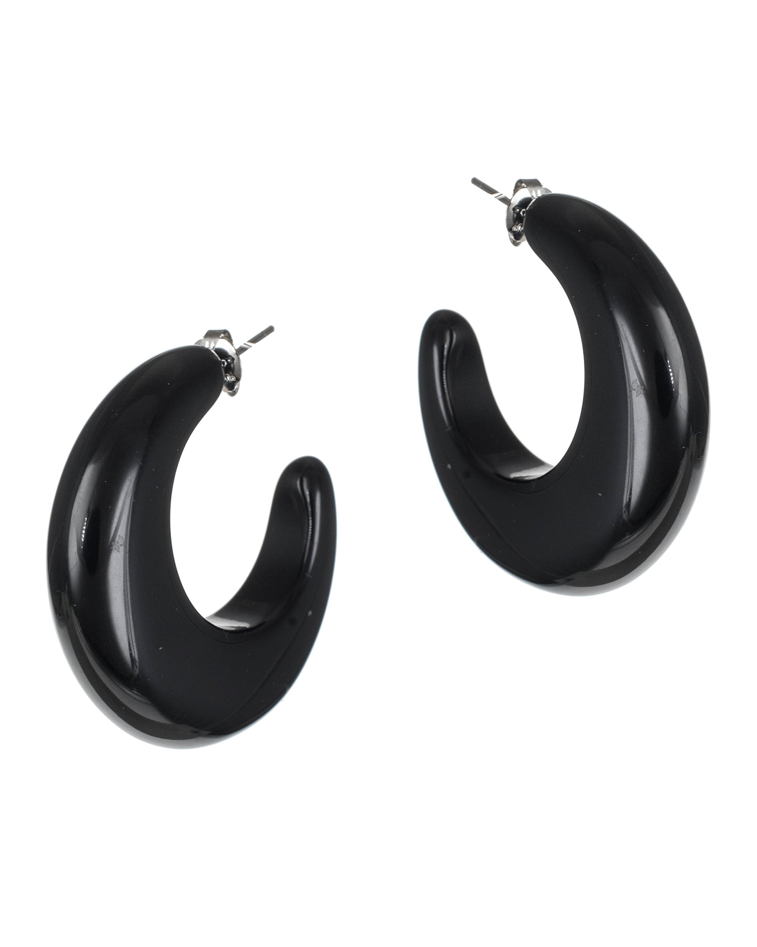 Resin Hoop Earrings