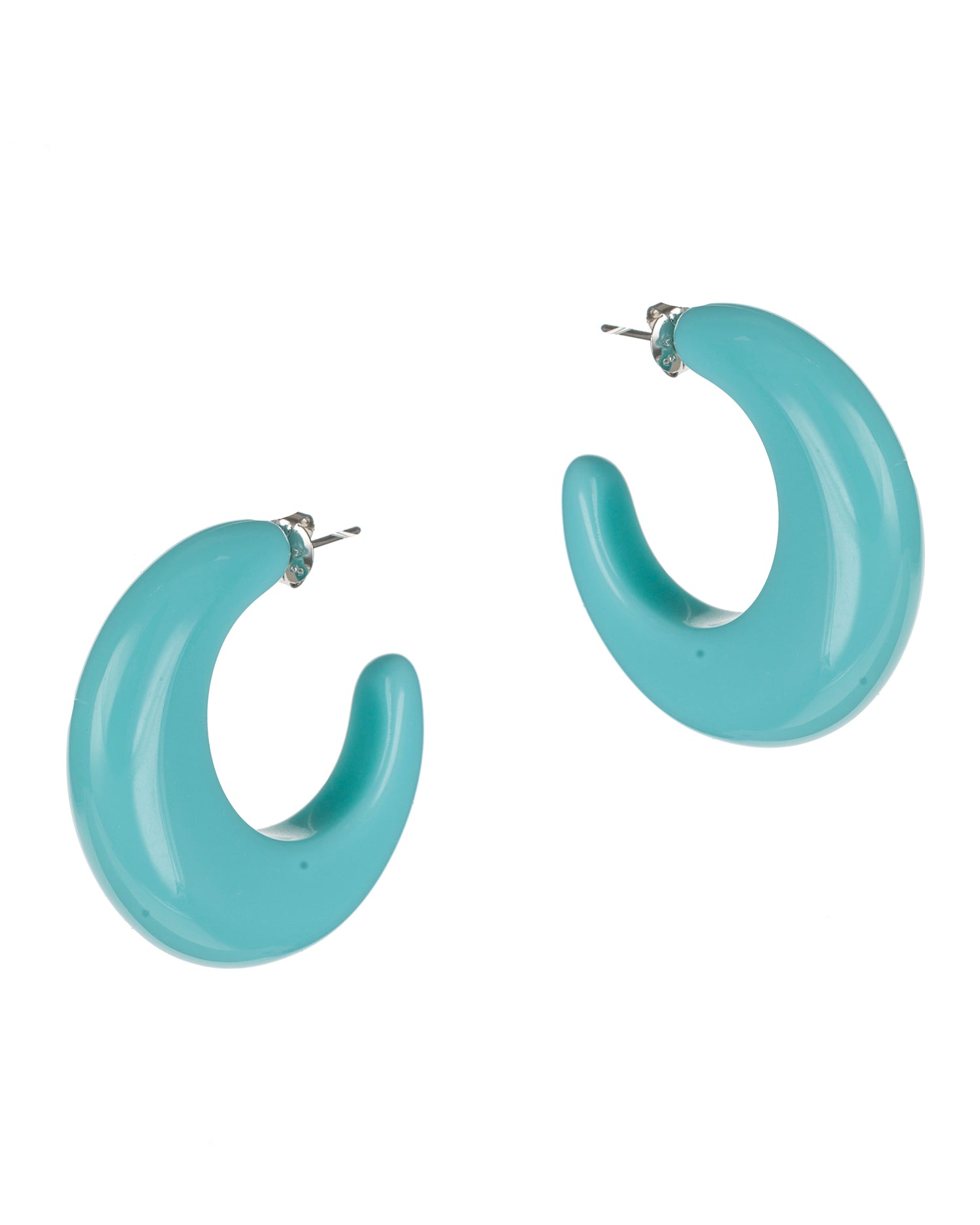 Resin Hoop Earrings